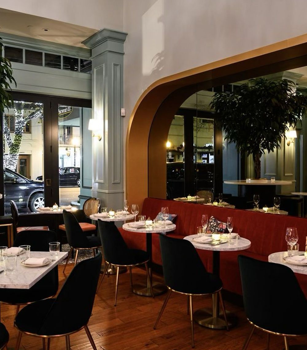 Rooh bar banquette